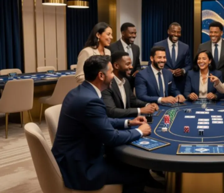 Event firmowy i integracyjny w stylu casino