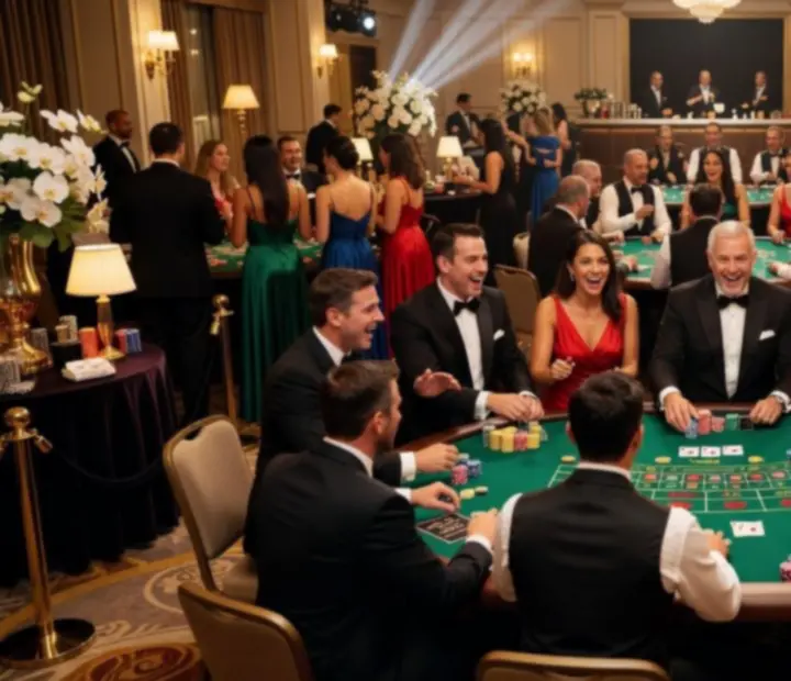 Galeria zdjęć z realizacji eventów casino organizowanych przez BUILDING PROFESSIONAL COMPANY BYDLINO II